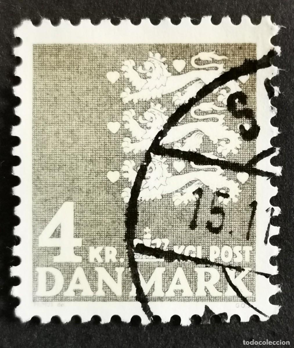 Sellos: Sello Dinamarca 1969, Escudo de armas, 4 dkr. Michel: DK 484