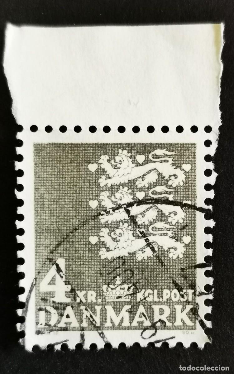Sellos: Sello Dinamarca 1969, Escudo de armas, 4 dkr. Michel: DK 484