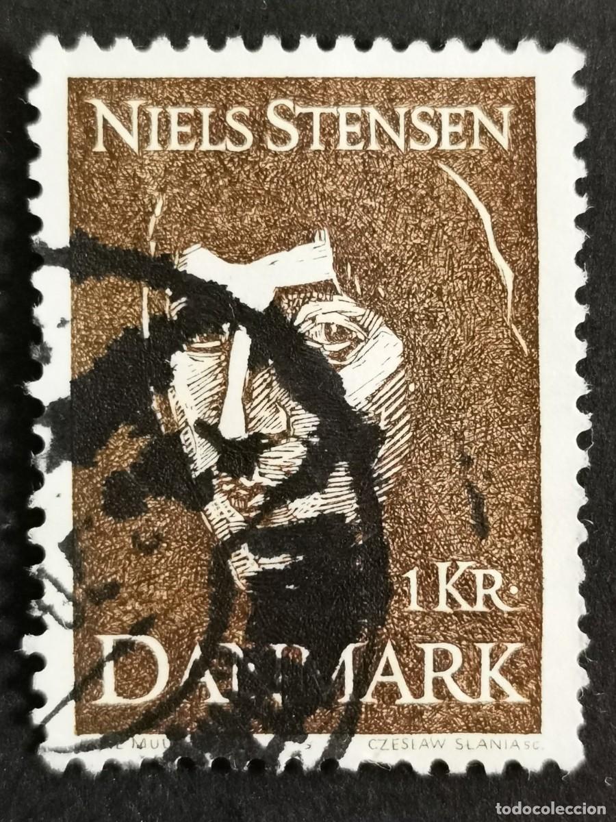 Sellos: Sello Dinamarca 1969, Niels Stensen, 1 dkr. Michel: DK 485