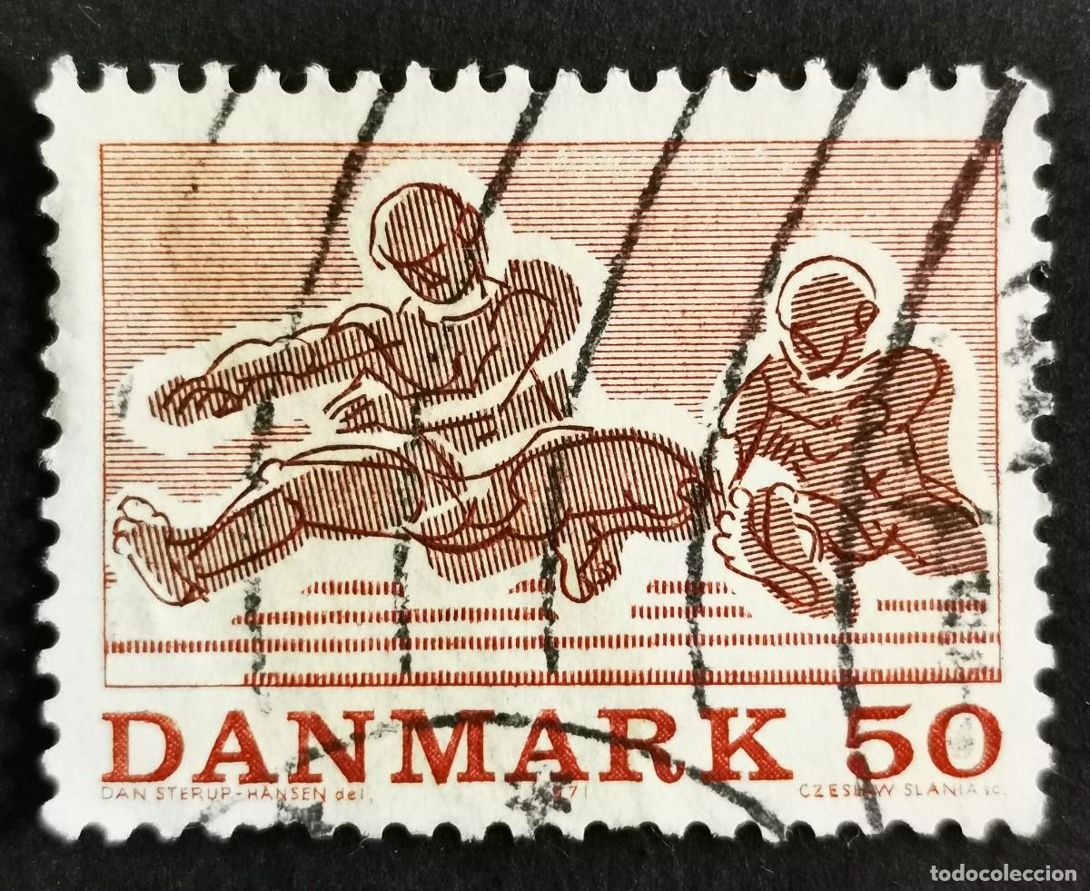 Sellos: Sello Dinamarca 1971, Correr, 50 &oslash;re. Michel: DK 515