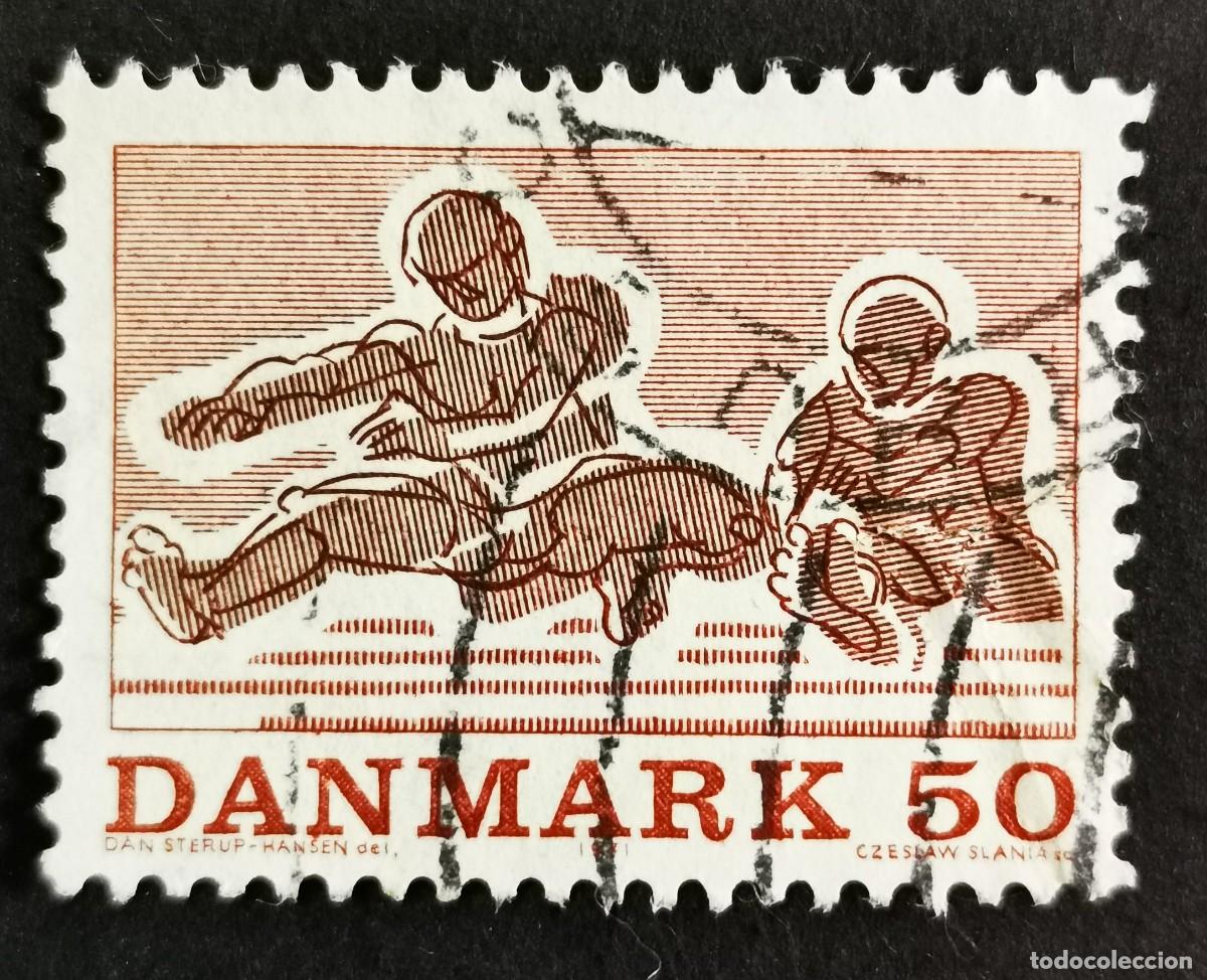 Sellos: Sello Dinamarca 1971, Correr, 50 &oslash;re. Michel: DK 515