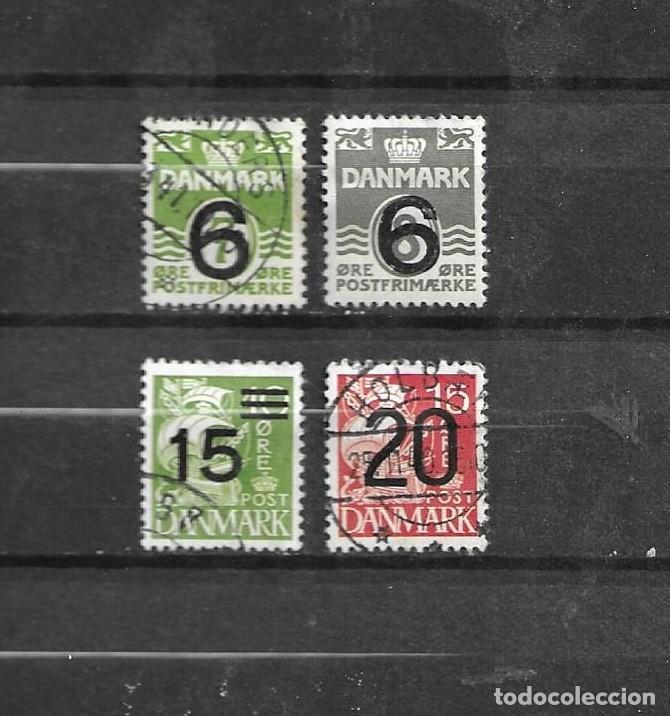 Sellos: Dinamarca 1940, Sobrecargados, yvert 271-274, usados