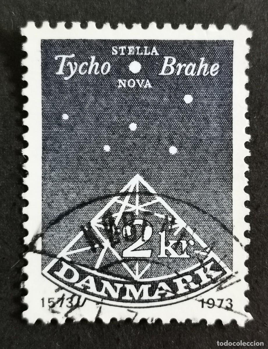 Sellos: Sello Dinamarca 1973, Nueva estrella, 2 dkr. Michel: DK 549