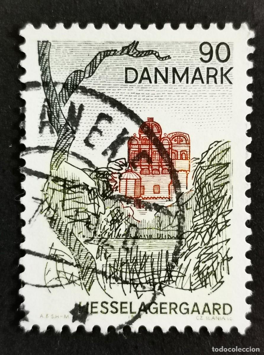 Sellos: Sello Dinamarca 1974, Hesselagergaard, 90 &oslash;re. Michel: DK 567