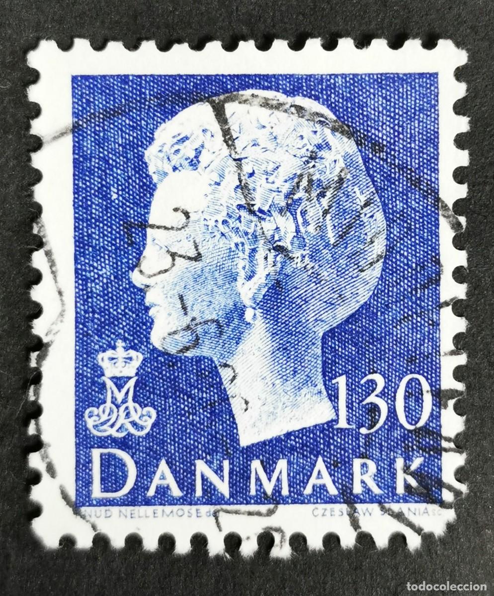 Sellos: Sello Dinamarca 1975, Reina Margarita II, 130 &oslash;re. Michel: DK 585