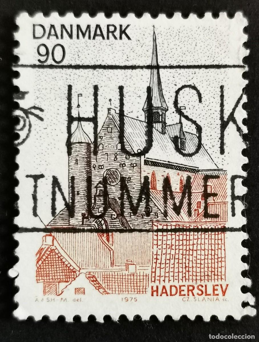 Sellos: Sello Dinamarca 1975, Catedral de Haderslev, 90 &oslash;re. Michel: DK 599