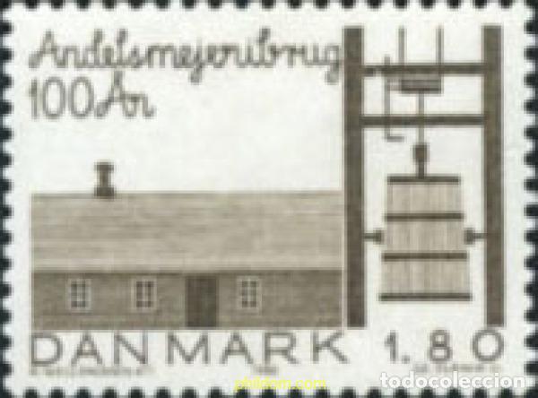 Sellos: 144088 MNH DINAMARCA 1982 CENTENARIO DE LA FUNDACION LECHERA DE HJEDDING