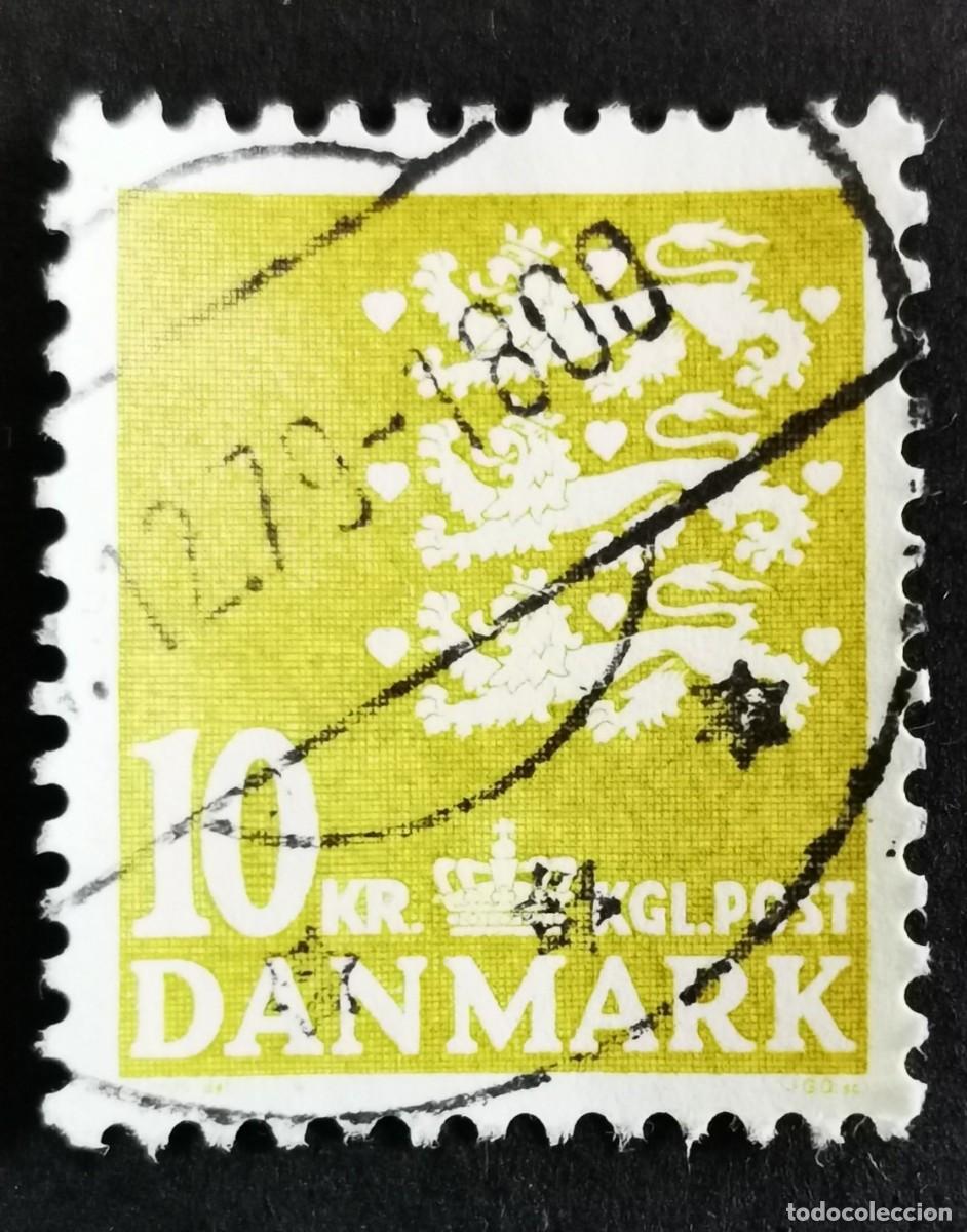 Sellos: Sello Dinamarca 1976, Escudo de armas, 10 dkr. Michel: DK 626