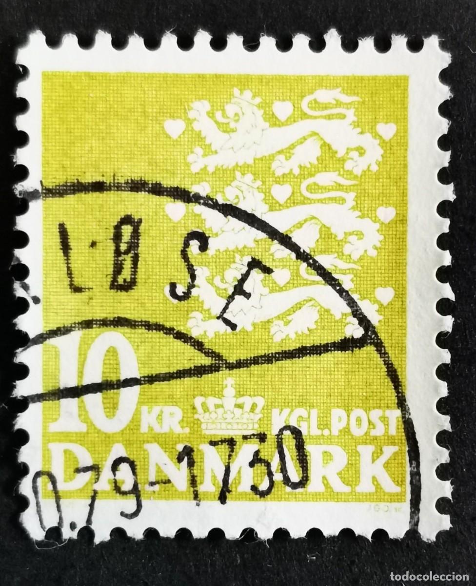 Sellos: Sello Dinamarca 1976, Escudo de armas, 10 dkr. Michel: DK 626