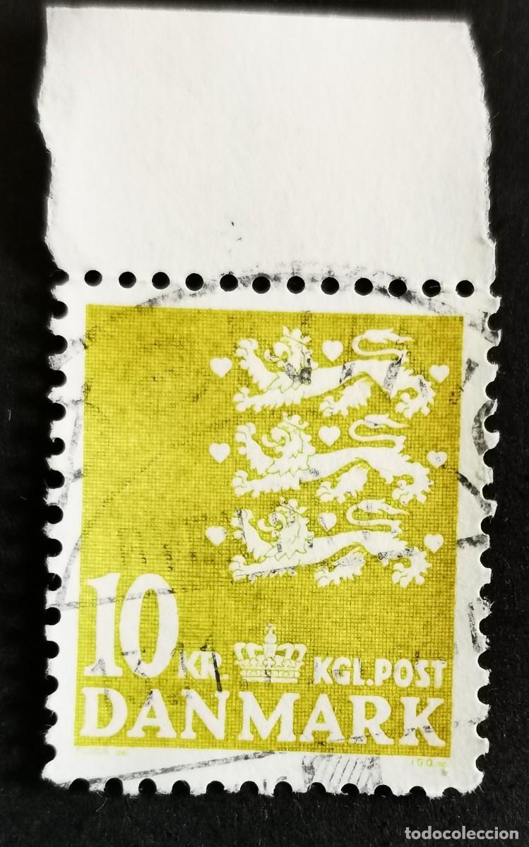 Sellos: Sello Dinamarca 1976, Escudo de armas, 10 dkr. Michel: DK 626