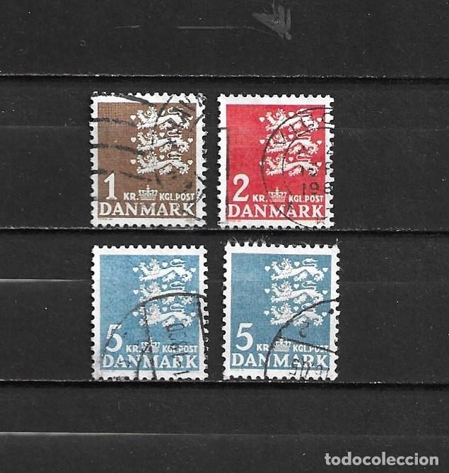 Sellos: Dinamarca, 1946, Serie general, usados, yvert 304 a 306 y 306a