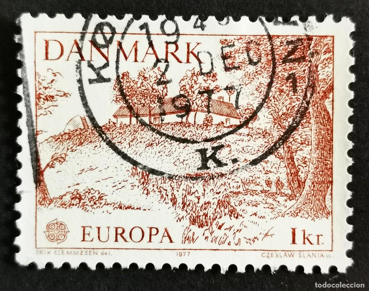 Sellos: Sello Dinamarca 1977, Allinge, 1 dkr.. Michel: DK 639