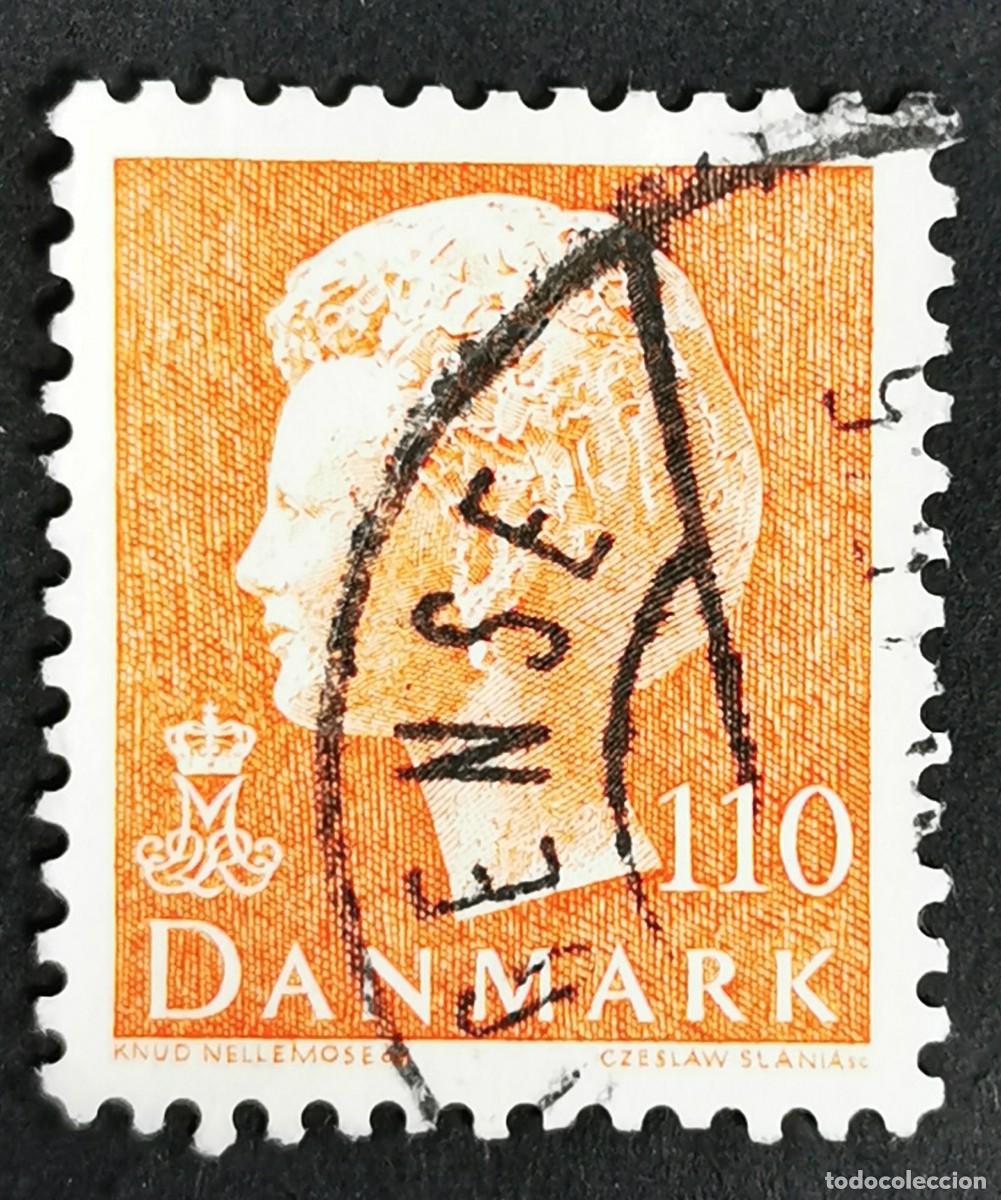 Sellos: Sello Dinamarca 1978, Reina Margarita II, 110 &oslash;re. Michel: DK 657
