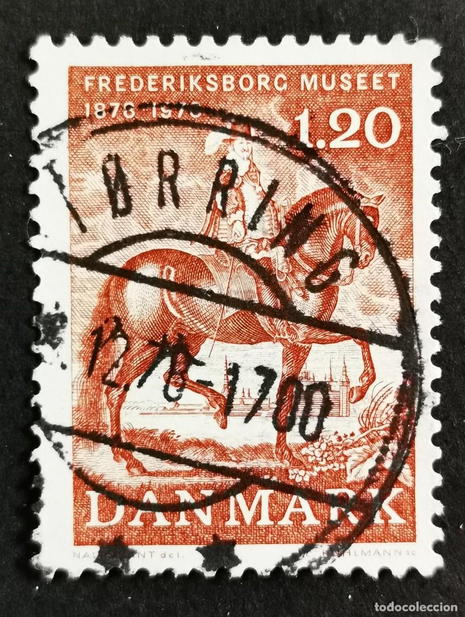 Sellos: Sello Dinamarca 1978,Christian IV a caballo, 1,20 dkr.. Michel: DK 660