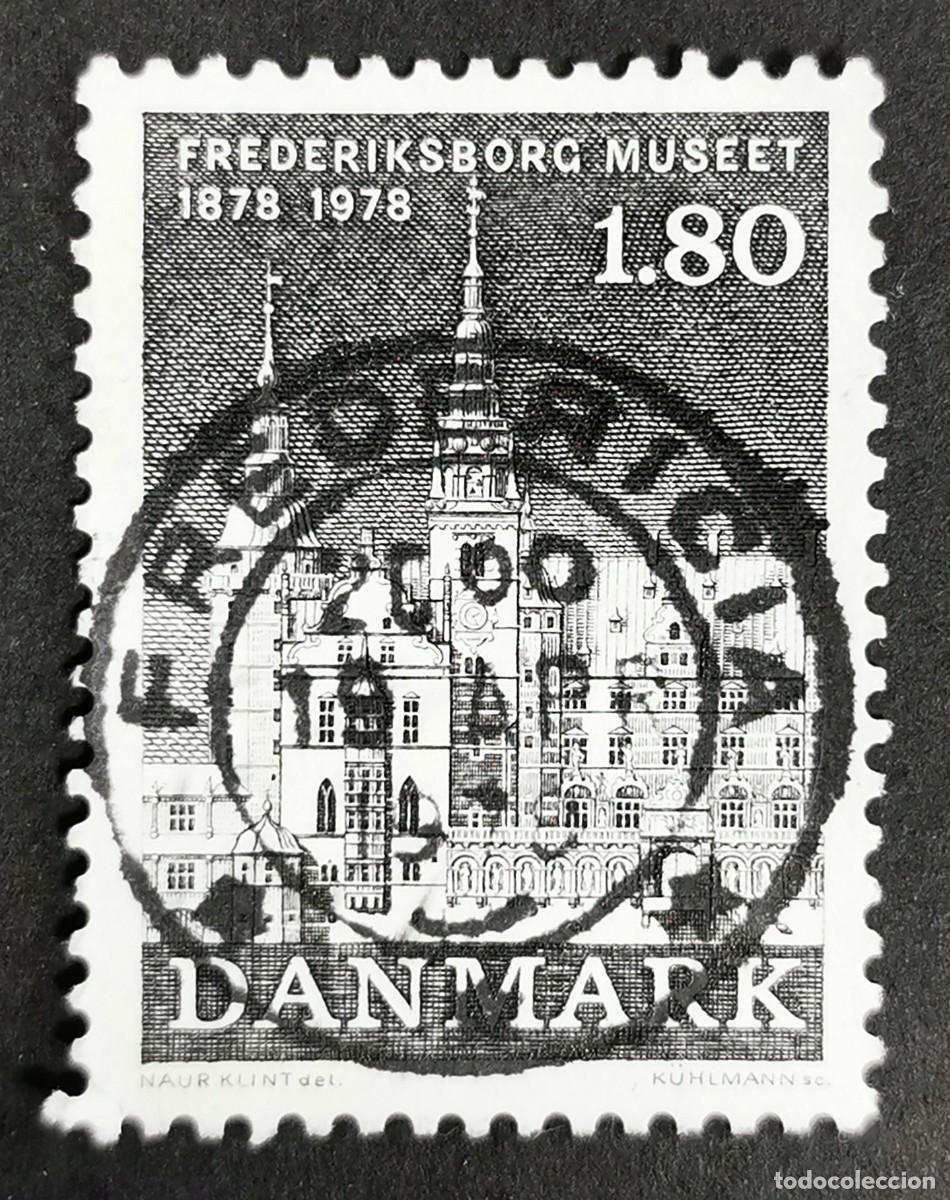 Sellos: Sello Dinamarca 1978, Vista noroeste castillo Frederiksborg, Copenhague, 1,80 dkr.. Michel: DK 661