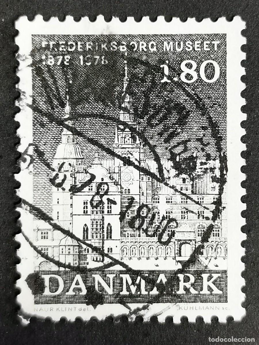 Sellos: Sello Dinamarca 1978, Vista noroeste castillo Frederiksborg, Copenhague, 1,80 dkr.. Michel: DK 661