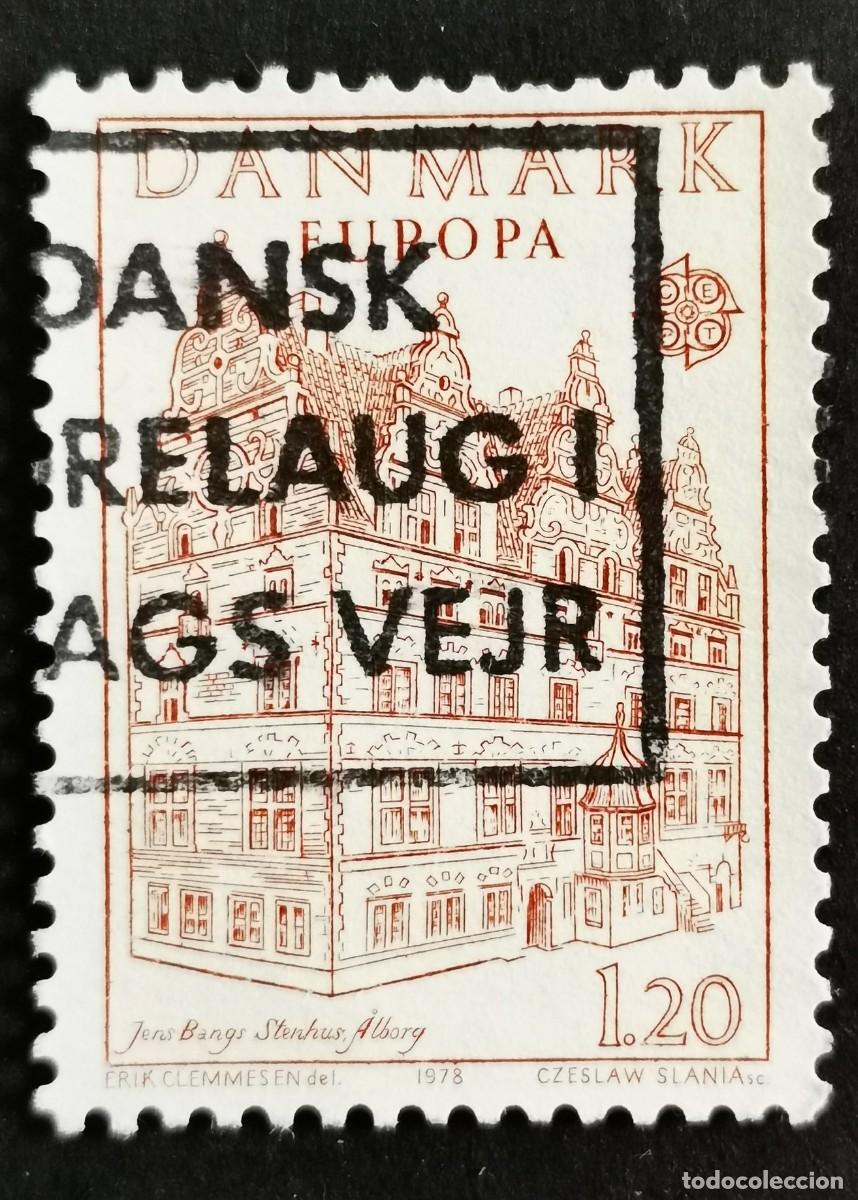 Sellos: Sello Dinamarca 1978, La casa de Jens Bang, Aalborgg, 1,20 dkr.. Michel: DK 662