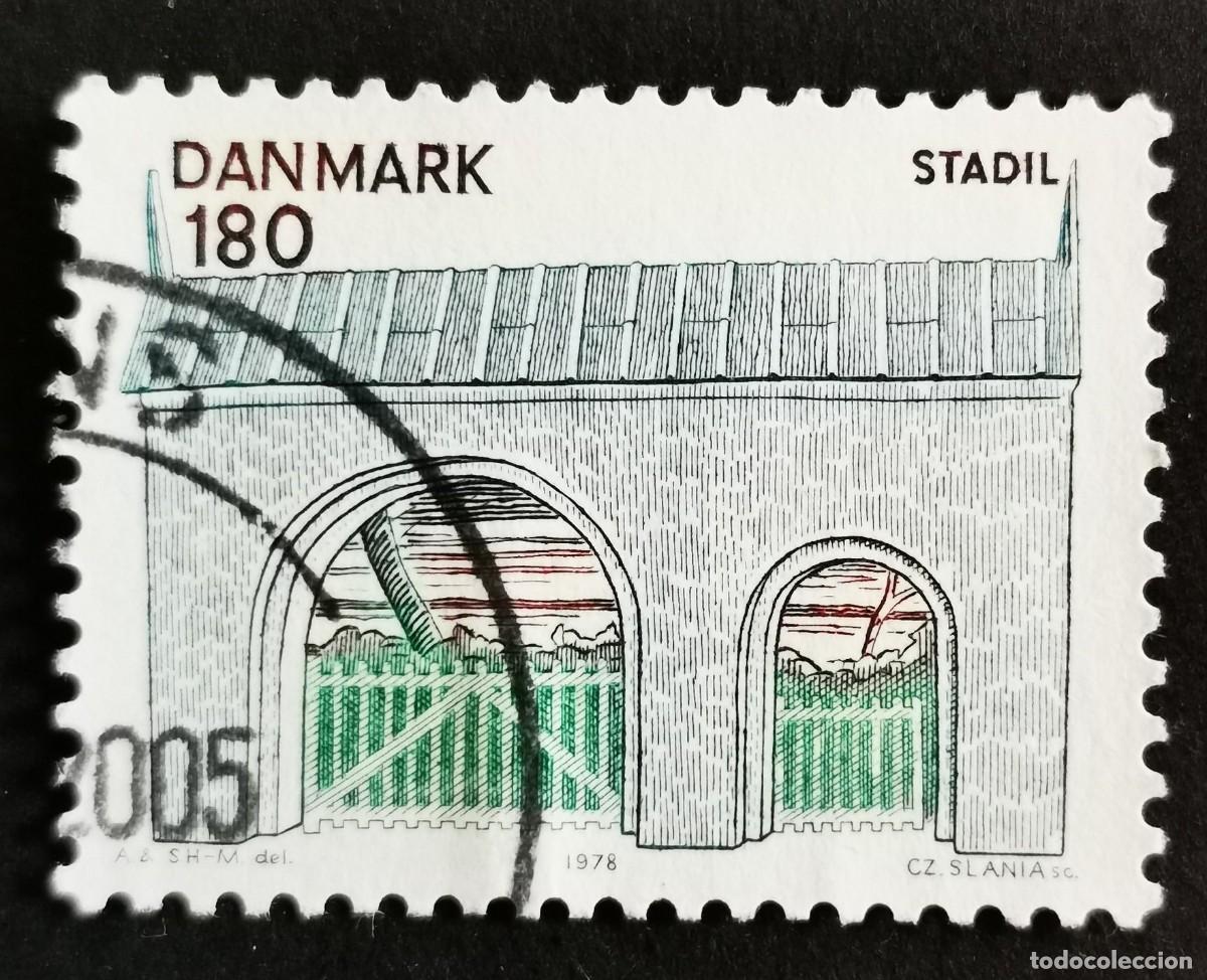 Sellos: Sello Dinamarca 1978, Muro de la iglesia, iglesia de Stadil, 180 &oslash;re. Michel: DK 667