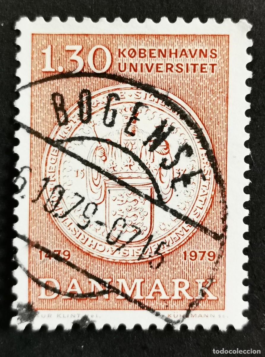 Sellos: Sello Dinamarca 1979, Sello de la universidad, 1,30 dkr. Michel: DK 677