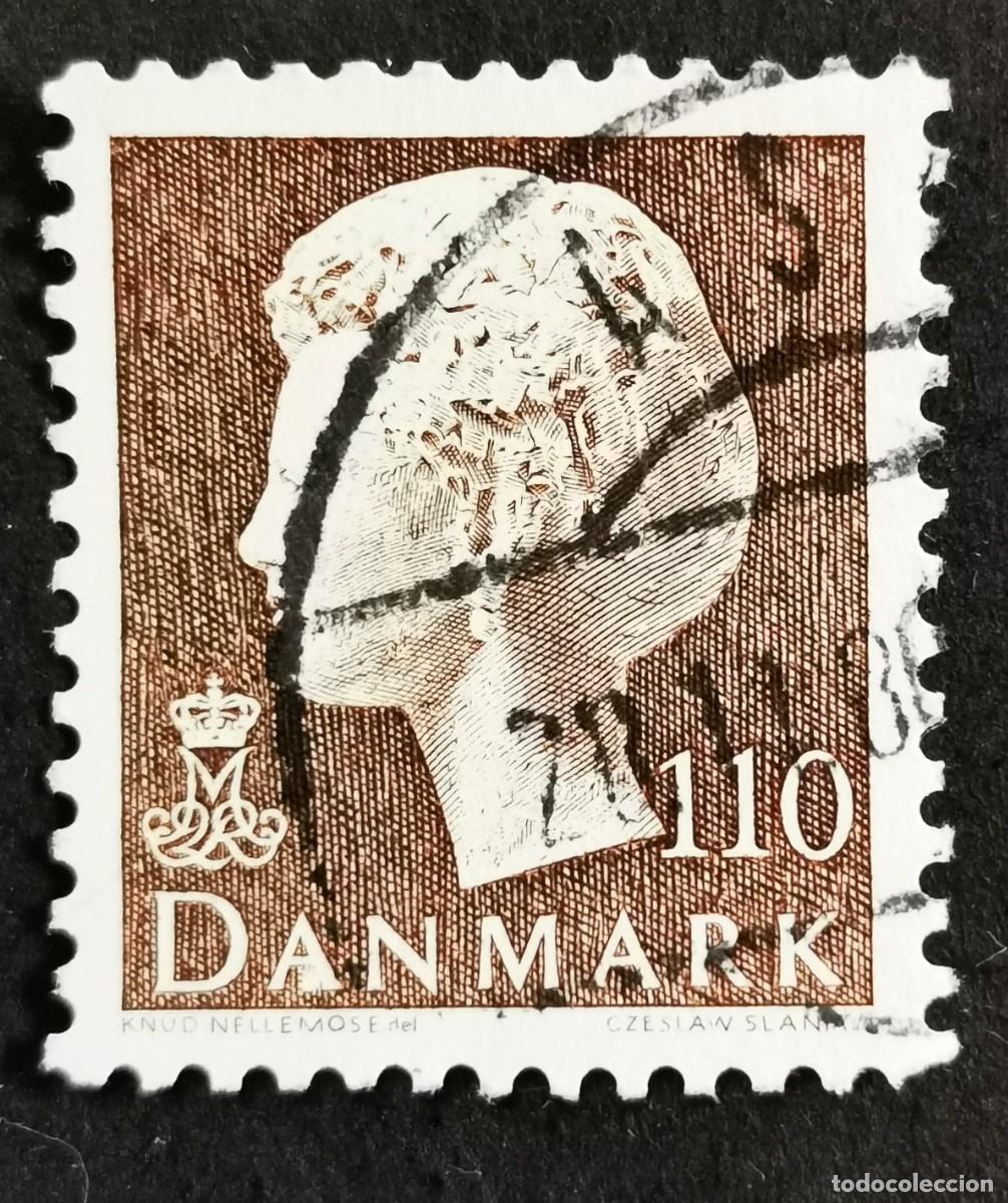 Sellos: Sello Dinamarca 1979, Reina Margarita II, 110 &oslash;re. Michel: DK 681