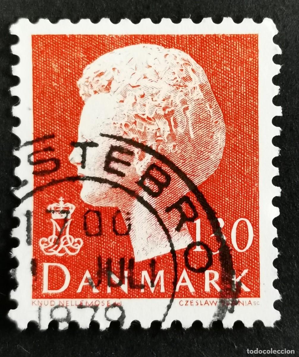 Sellos: Sello Dinamarca 1979, Reina Margarita II, 130 &oslash;re. Michel: DK 682