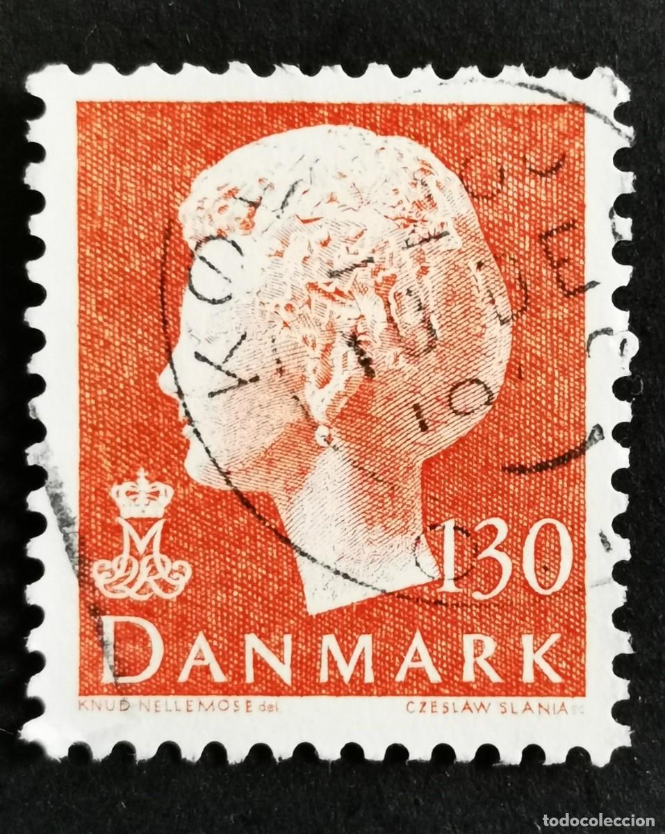 Sellos: Sello Dinamarca 1979, Reina Margarita II, 130 &oslash;re. Michel: DK 682