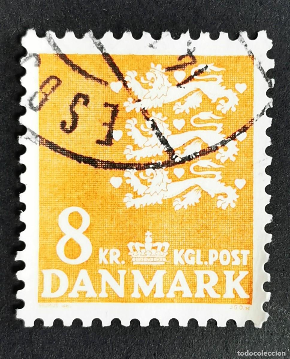 Sellos: Sello Dinamarca 1979, Escudo de armas, 8 dkr. Michel: DK 685