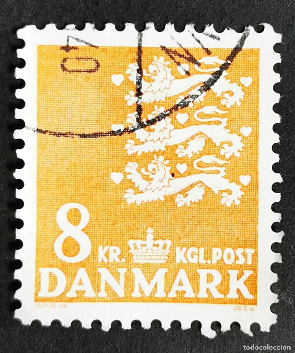Sellos: Sello Dinamarca 1979, Escudo de armas, 8 dkr. Michel: DK 685