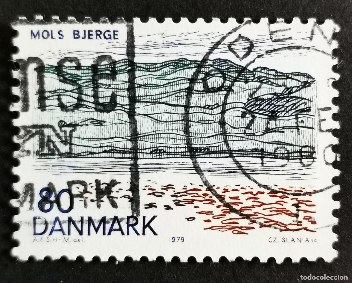 Sellos: Sello Dinamarca 1979, Monta&ntilde;as Mols, 80 &oslash;re. Michel: DK 690