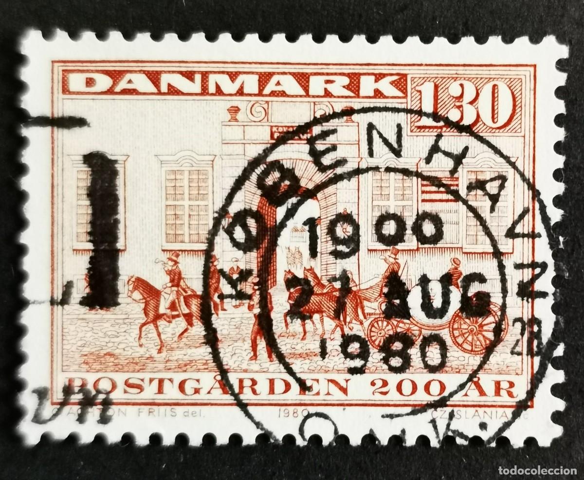 Sellos: Sello Dinamarca 1980, Oficina de la Guardia Postal Real, Copenhague, 1779, 1,30 dkr. Michel: DK 697