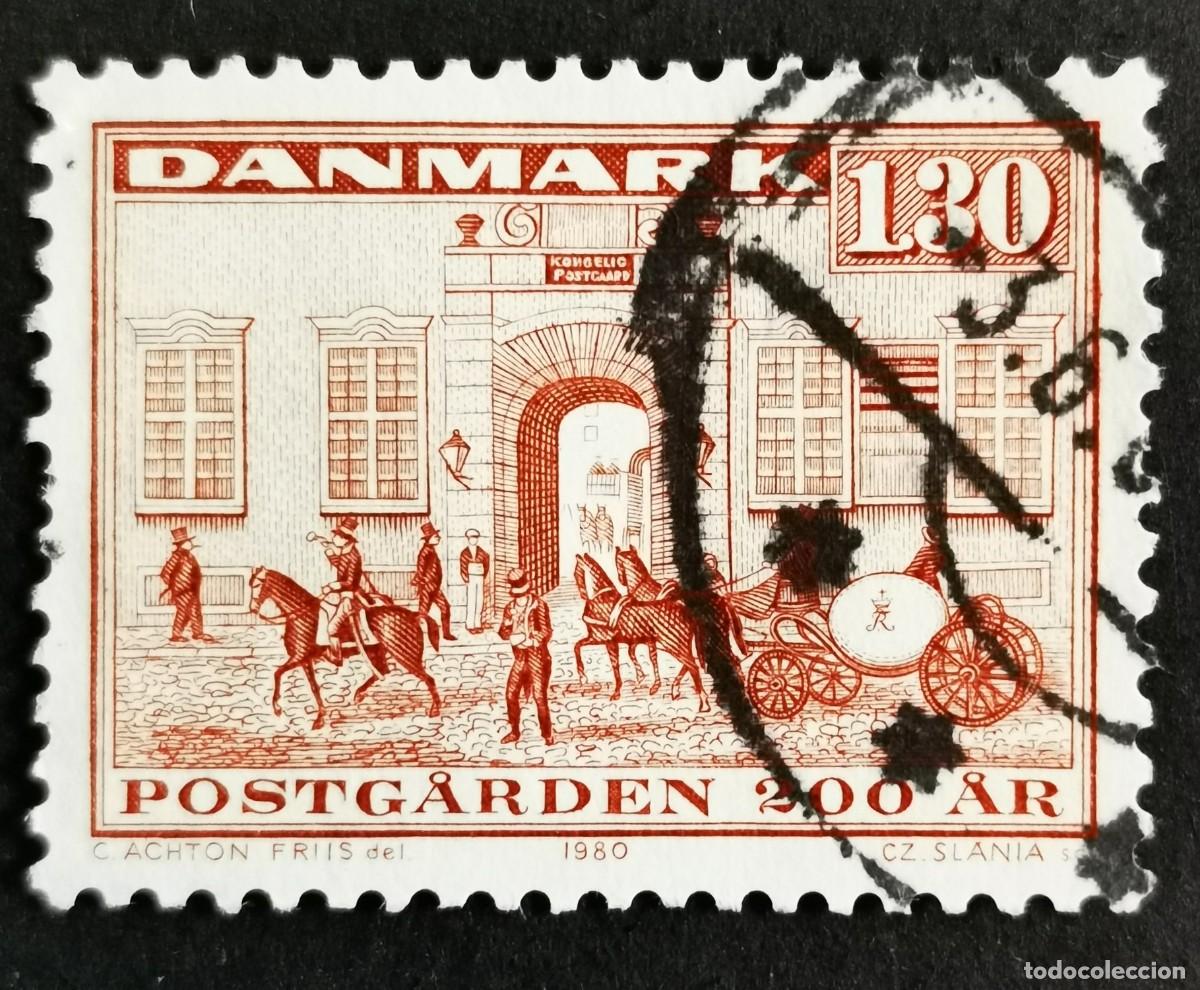 Sellos: Sello Dinamarca 1980, Oficina de la Guardia Postal Real, Copenhague, 1779, 1,30 dkr. Michel: DK 697