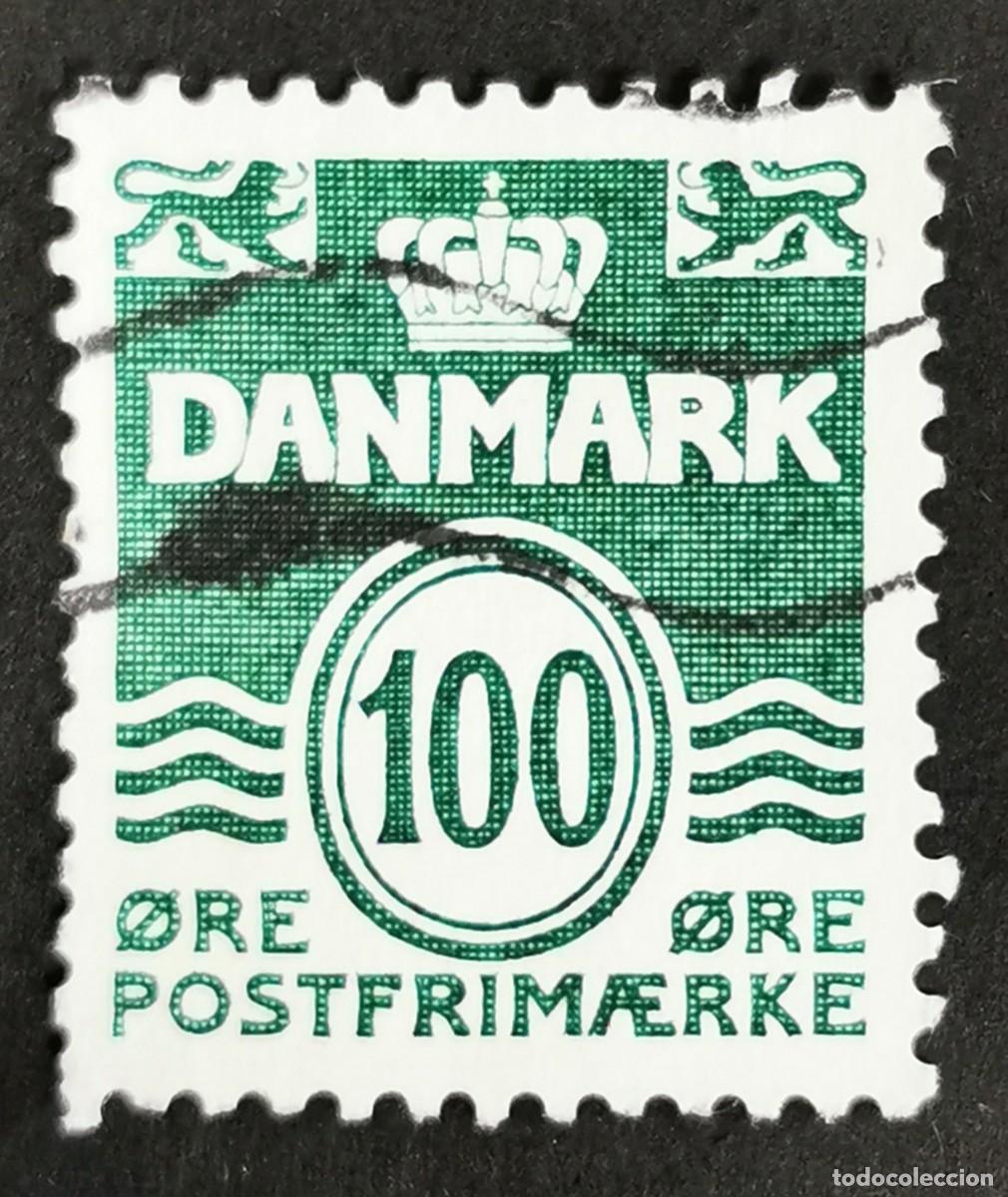 Sellos: Sello Dinamarca 1981, Figura tipo 'onda', 100 &oslash;re . Michel: DK 718