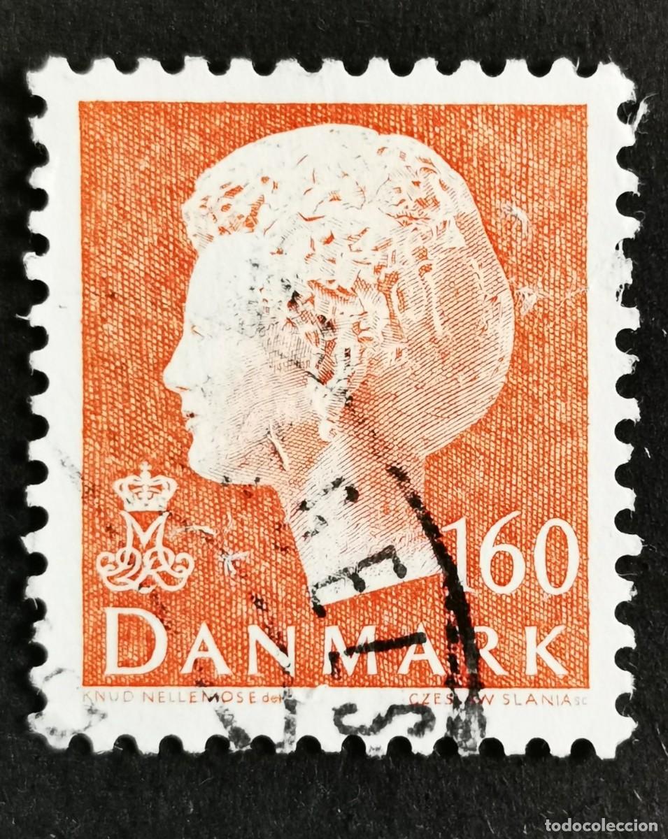 Sellos: Sello Dinamarca 1981, Reina Magrethe II - 1.60Kr definitivo, 160 &oslash;re . Michel: DK 719