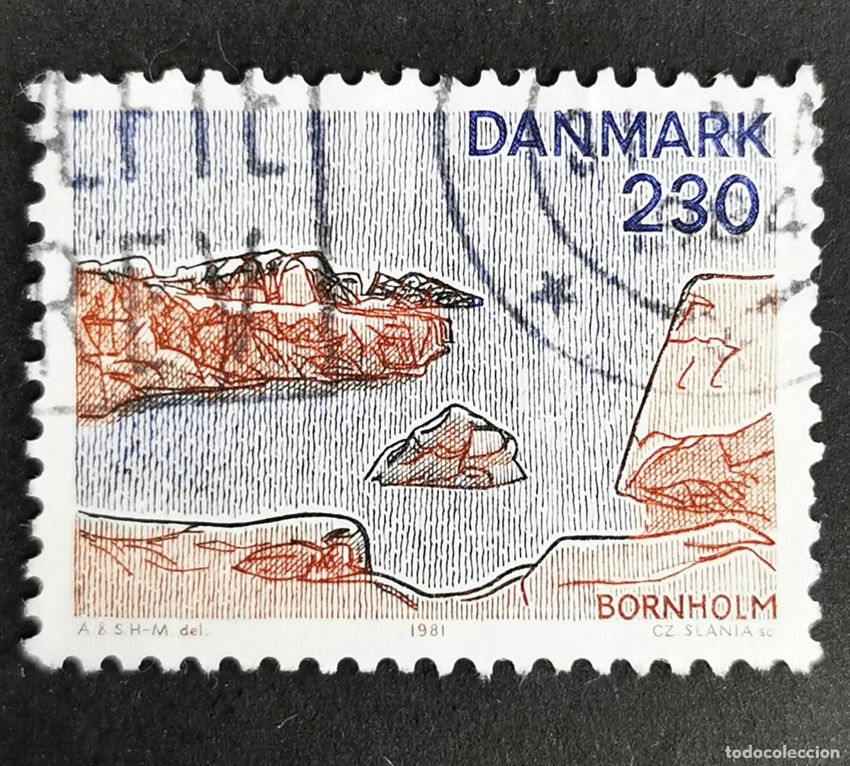 Sellos: Sello Dinamarca 1981, Bornholm, 230 &oslash;re. Michel: DK 737