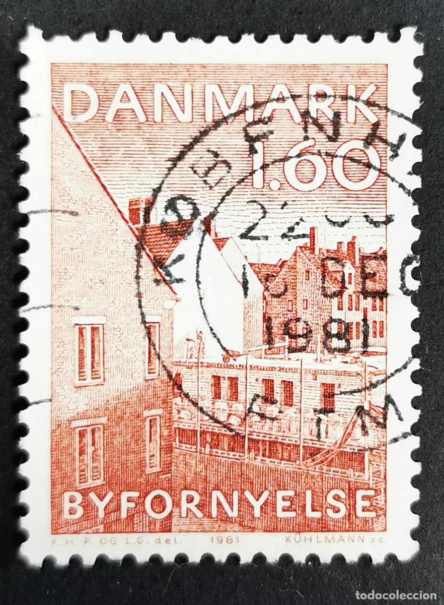 Sellos: Sello Dinamarca 1981, Campa&ntilde;a Europea de Monumentos, 1,60 dkr. Michel: DK 738
