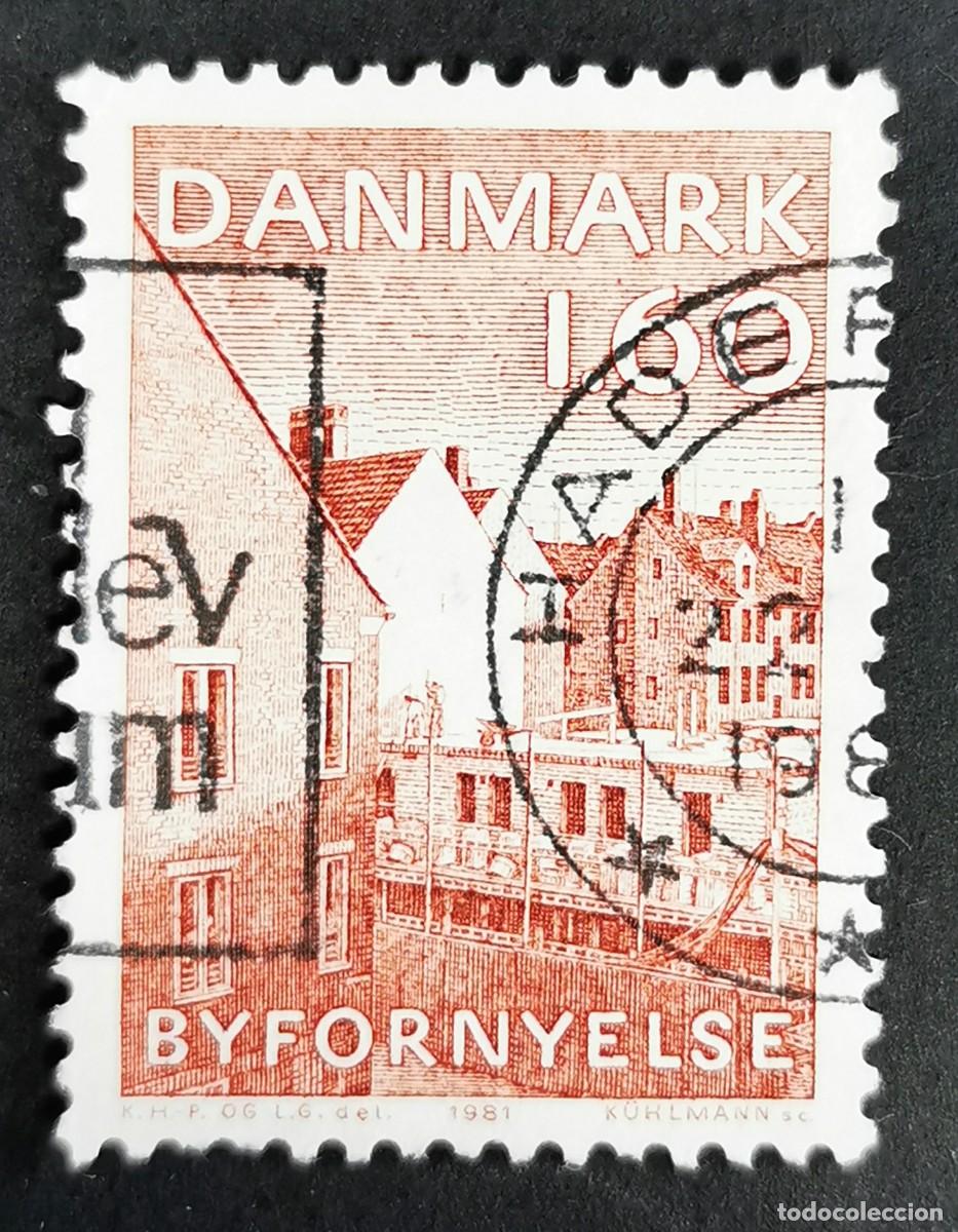 Sellos: Sello Dinamarca 1981, Campa&ntilde;a Europea de Monumentos, 1,60 dkr. Michel: DK 738