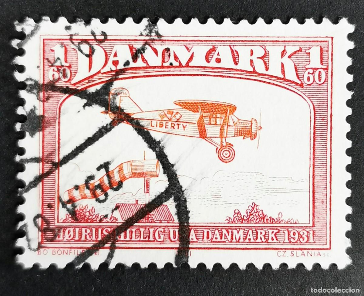 Sellos: Sello Dinamarca 1981, Especial &rdquo;Liberty&rdquo; de Bellanca de Hojriis Hillig, 1,60 dkr. Michel: DK 742