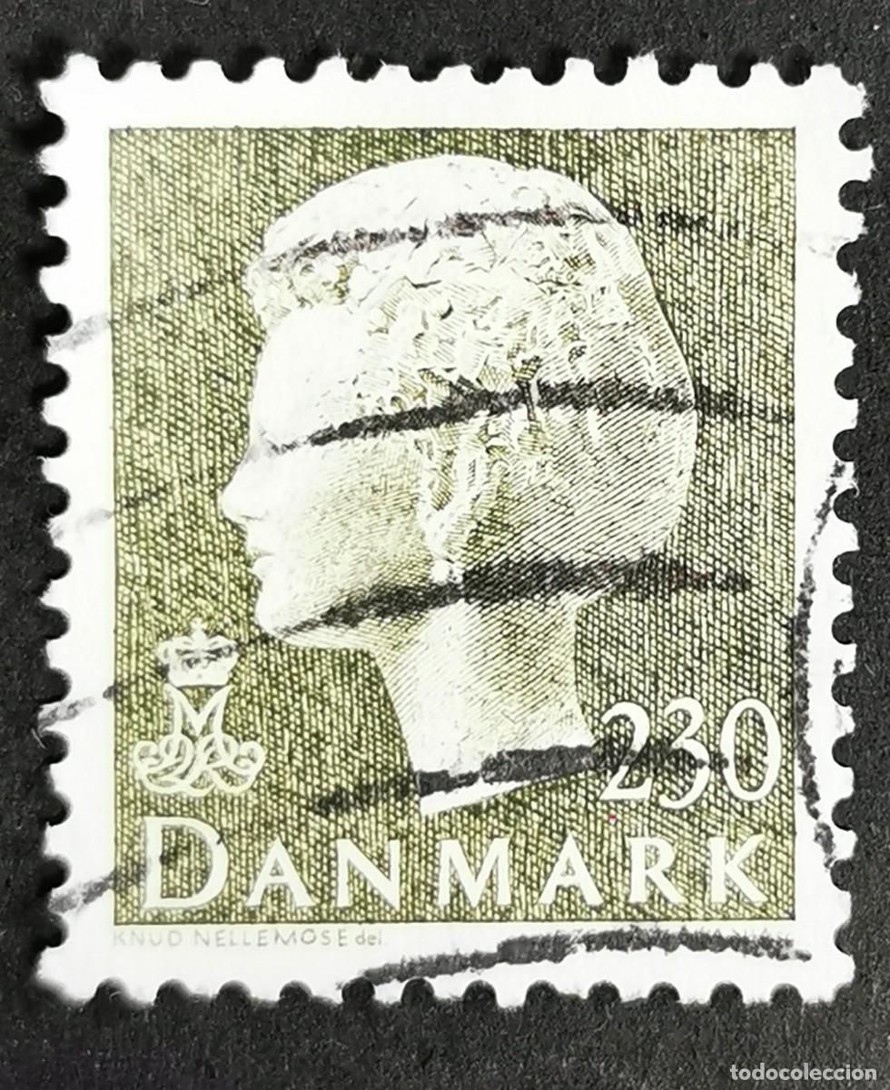 Sellos: Sello Dinamarca 1981, Reina Margarita II, 230 &oslash;re. Michel: DK 720