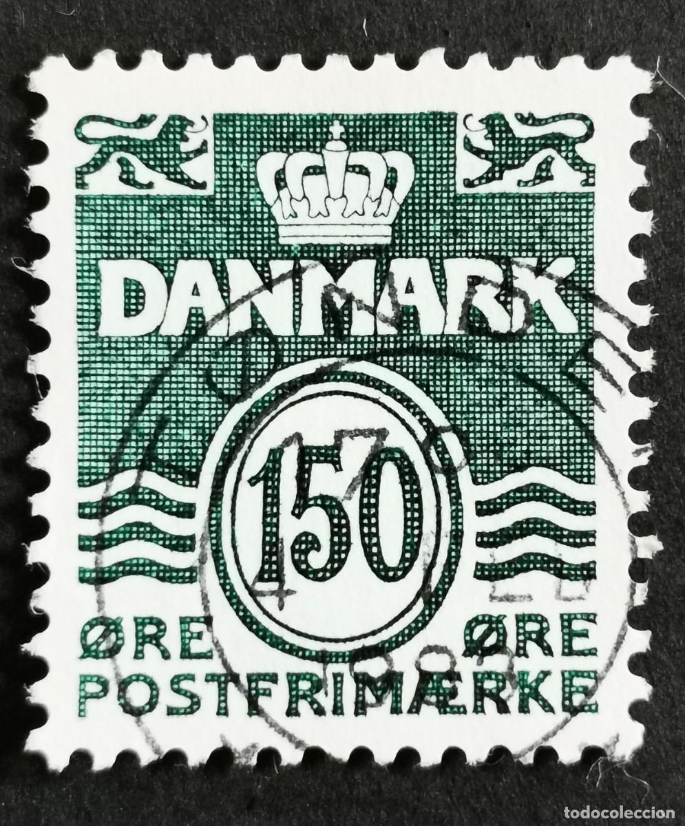 Sellos: Sello Dinamarca 1982, Figura tipo 'onda', 150 &oslash;re. Michel: DK 752
