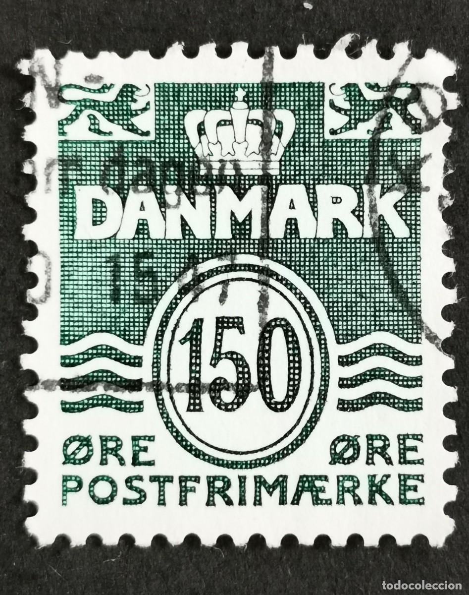 Sellos: Sello Dinamarca 1982, Figura tipo 'onda', 150 &oslash;re. Michel: DK 752