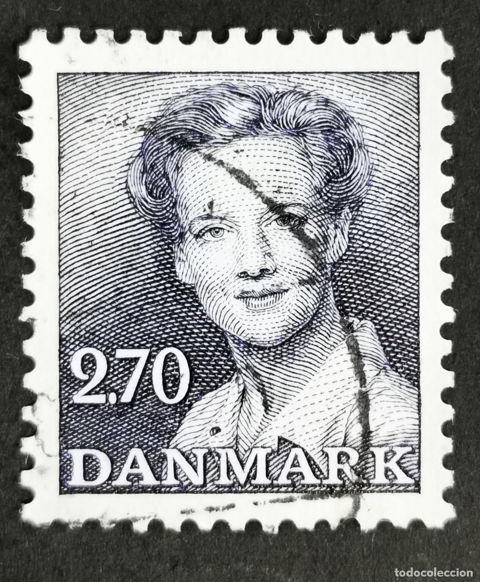 Sellos: Sello Dinamarca 1982, Reina Margarita II, 2,70 dkr. Michel: DK 755
