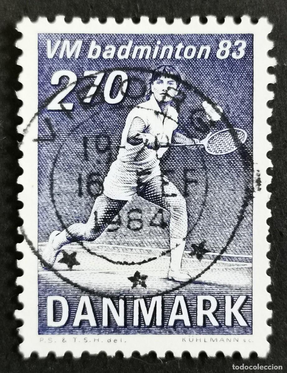 Sellos: Sello Dinamarca 1983, Lene Koppen - Campeonato Mundial de B&aacute;dminton, 2,70 dkr. Michel: DK 770