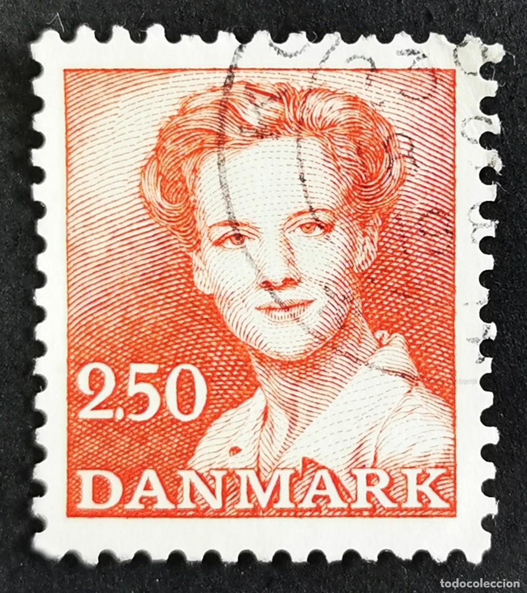Sellos: Sello Dinamarca 1983, Reina Margarita II, 2,50 dkr. Michel: DK 777