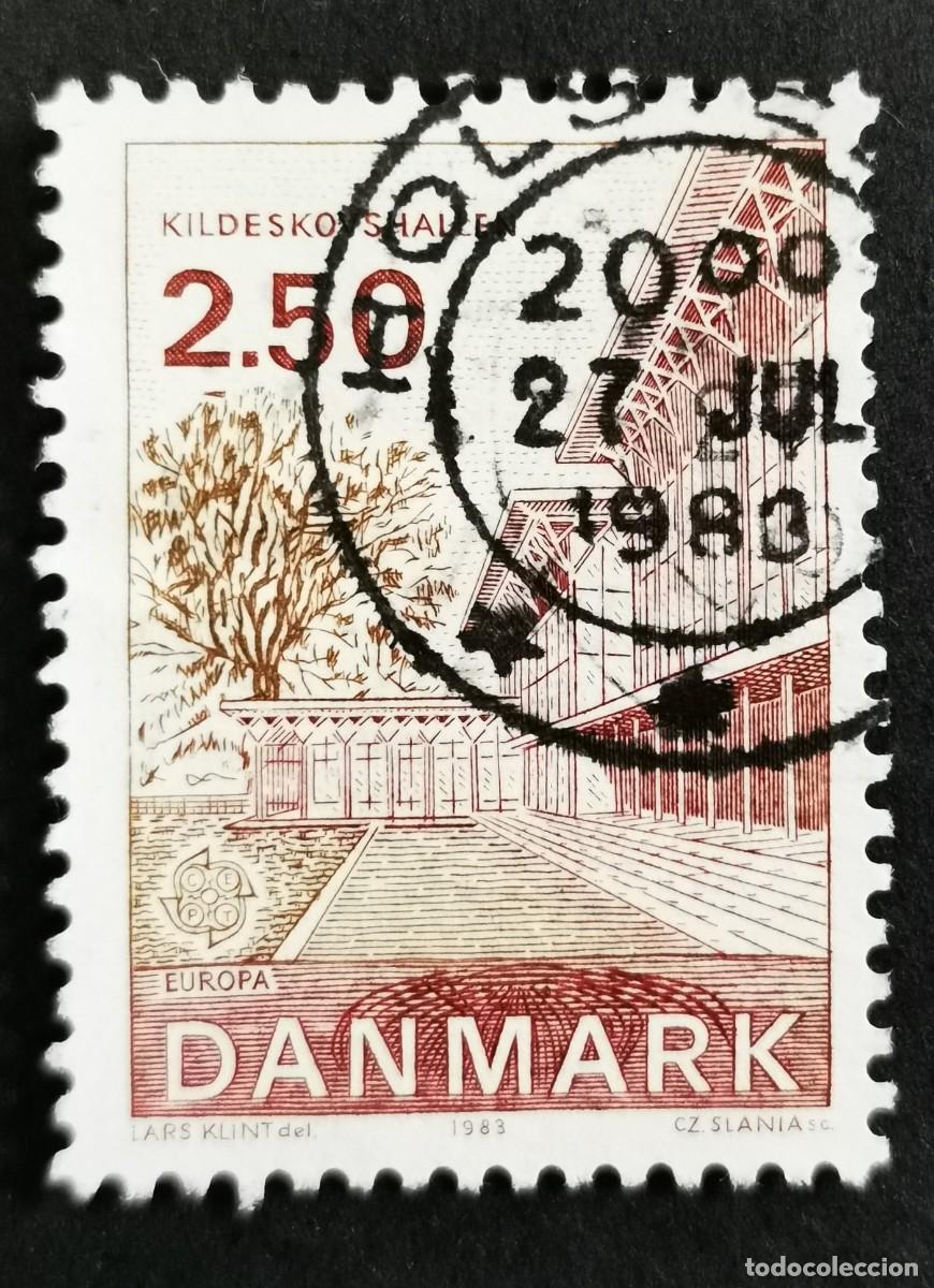 Sellos: Sello Dinamarca 1983, Centro recreativo Kildeskovshallen, Copenhague, 2,50 dkr. Michel: DK 781