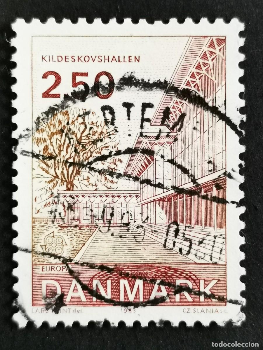 Sellos: Sello Dinamarca 1983, Centro recreativo Kildeskovshallen, Copenhague, 2,50 dkr. Michel: DK 781