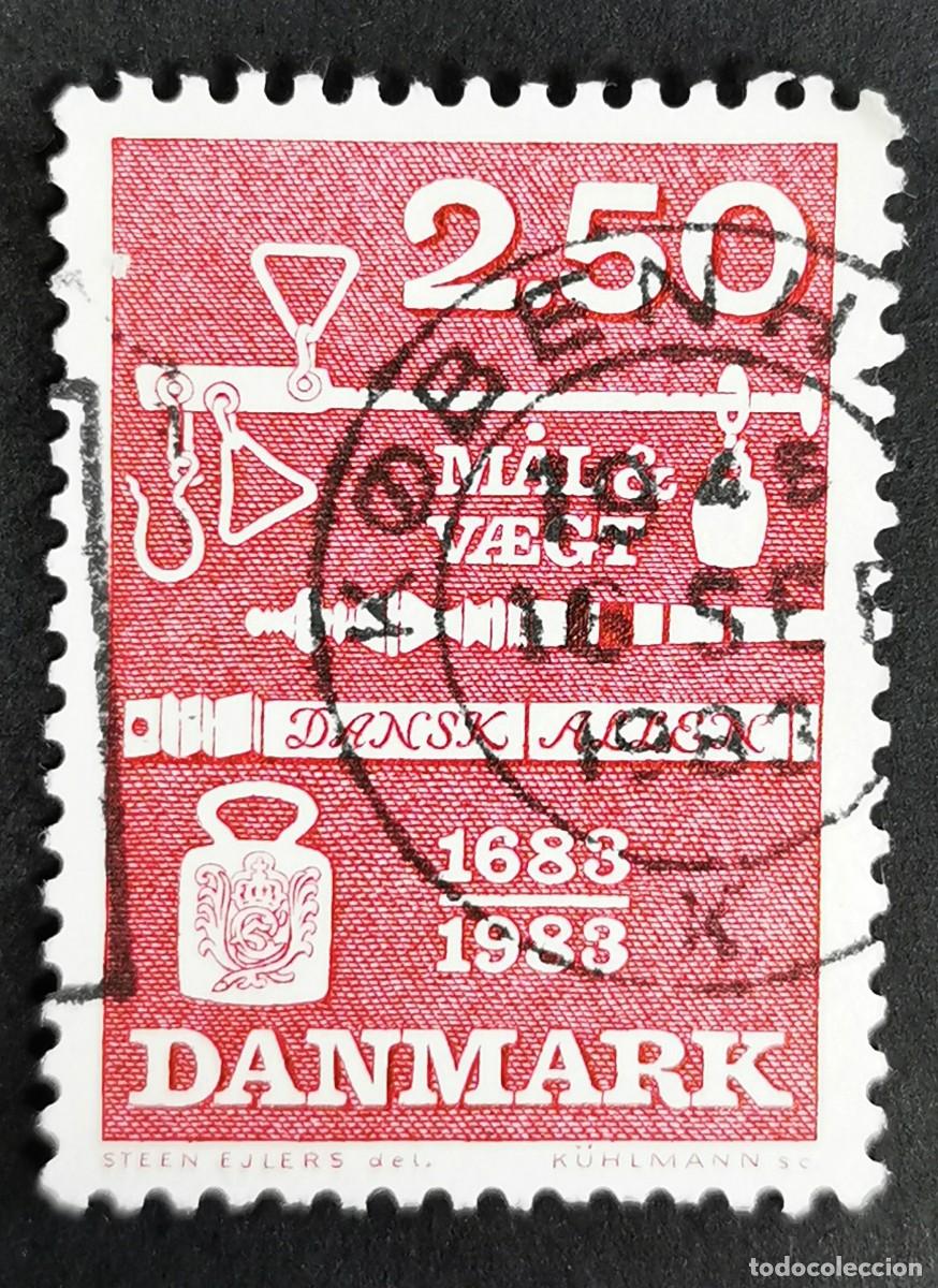 Sellos: Sello Dinamarca 1983, Pesos y medidas, 2,50 dkr. Michel: DK 783