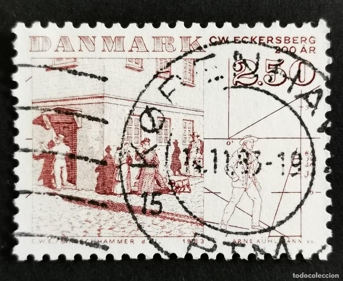 Sellos: Sello Dinamarca 1983, Christoffer Wilhelm Eckersberg -Bicentenario, 2.50 dkr. Michel: DK 791