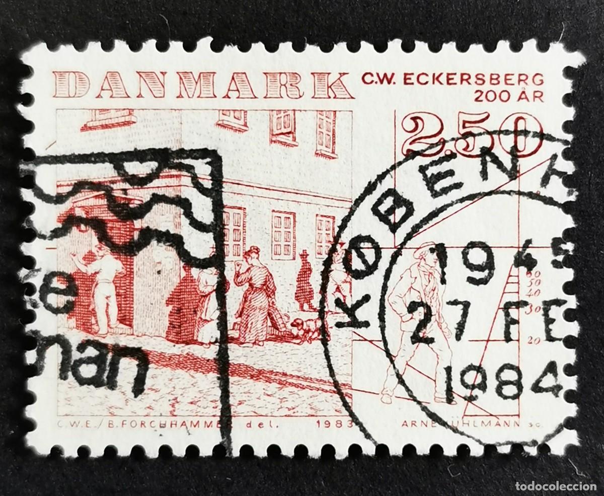 Sellos: Sello Dinamarca 1983, Christoffer Wilhelm Eckersberg -Bicentenario, 2.50 dkr. Michel: DK 791