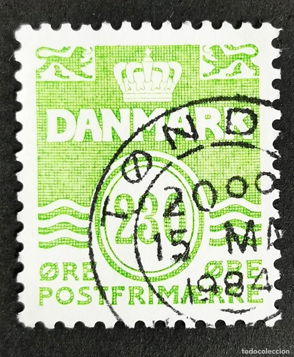 Sellos: Sello Dinamarca 1984, Figura tipo 'onda', 230 &oslash;re. Michel: DK 792