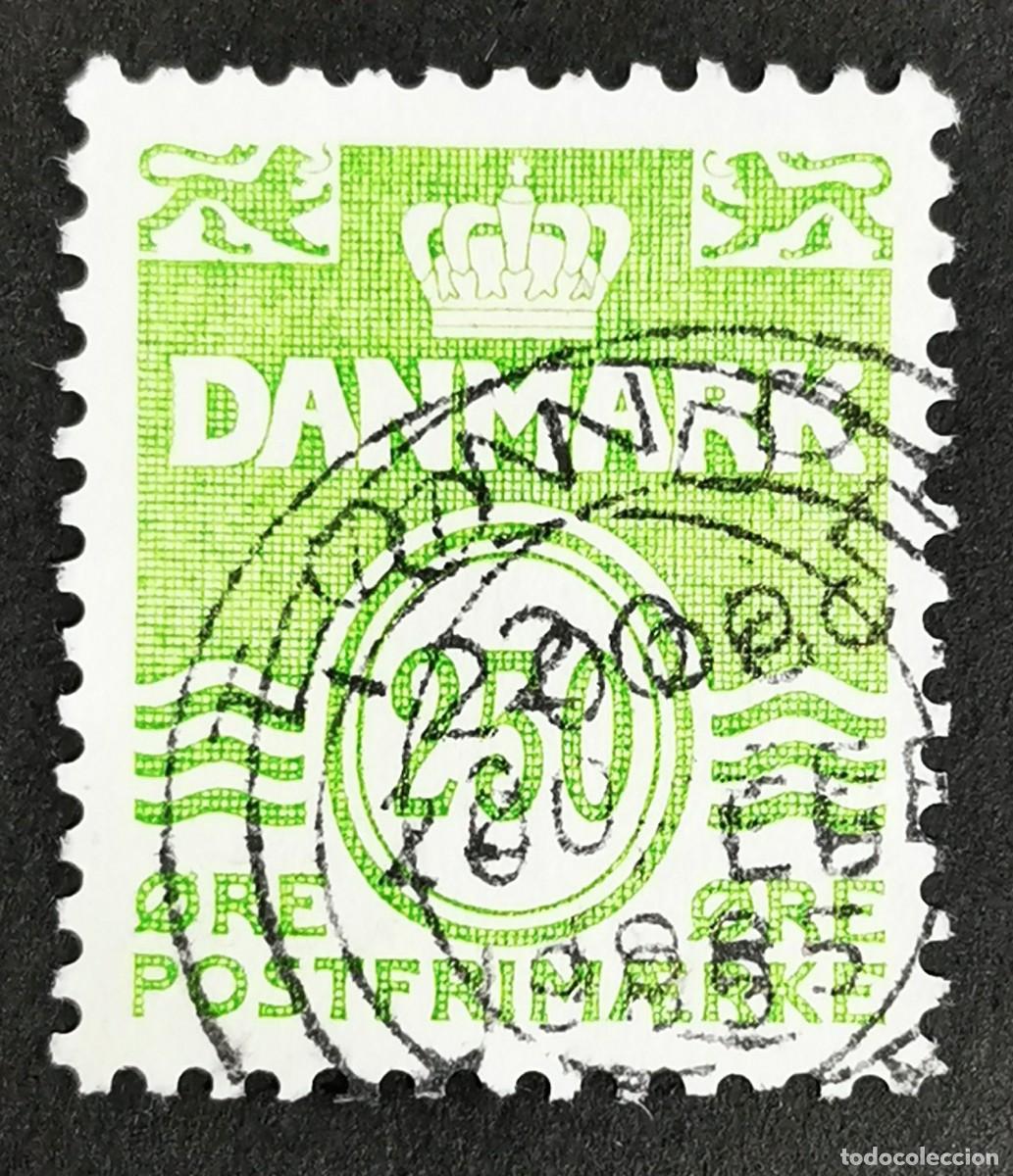 Sellos: Sello Dinamarca 1984, Figura tipo 'onda', 230 &oslash;re. Michel: DK 792